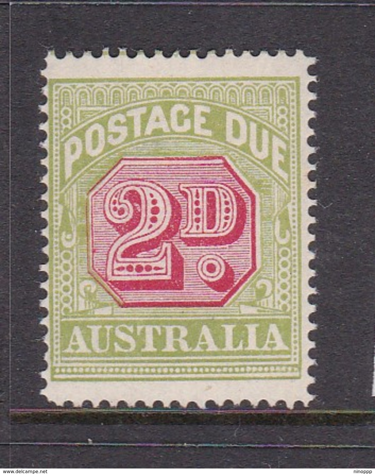 Australia Postage Due Stamps SG D94  1922 Two Pennies Perf 14 Mint - Segnatasse