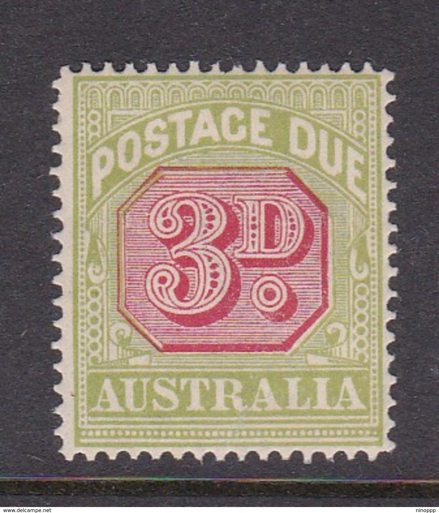 Australia Postage Due Stamps SG D95 1919 Three Pennies Mint - Segnatasse