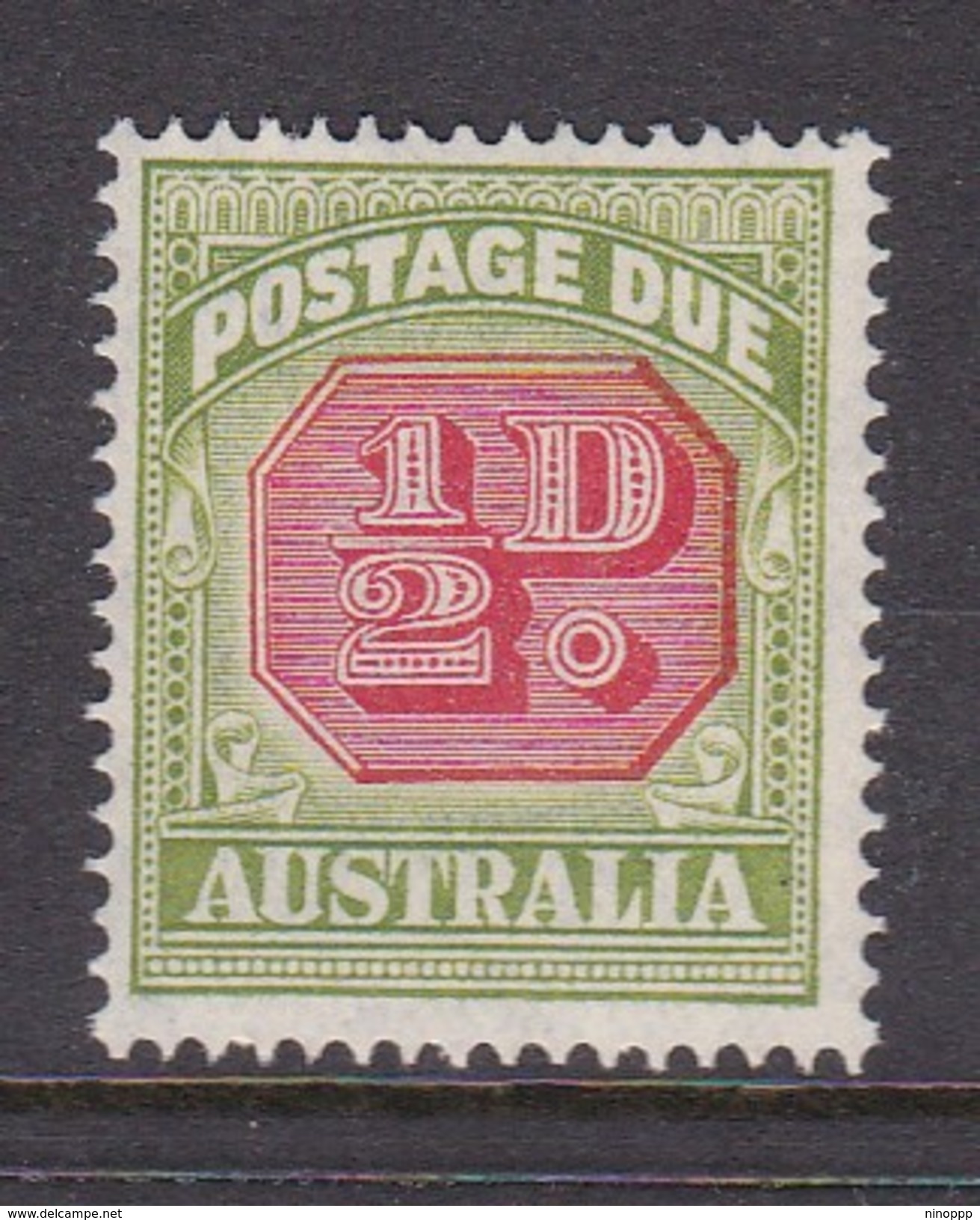 Australia Postage Due Stamps SG D112 1939 Half Penny Mint - Port Dû (Taxe)