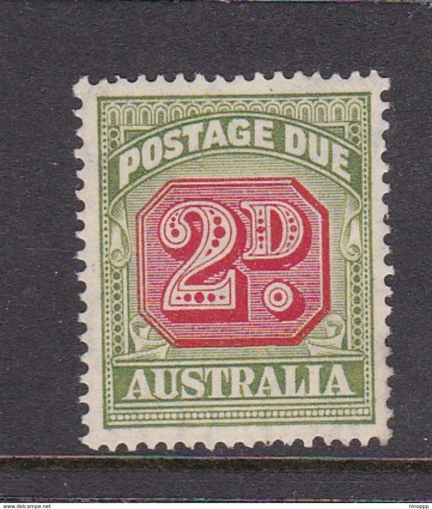 Australia Postage Due Stamps SG D114 1938 Two Pennies  Mint - Impuestos