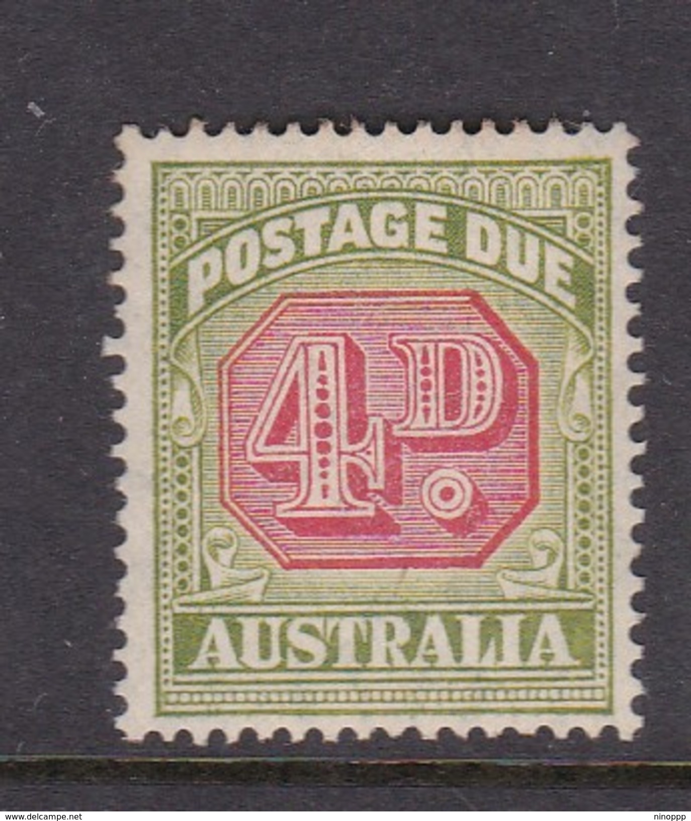 Australia Postage Due Stamps SG D116 1938 Four Pennies Mint - Impuestos