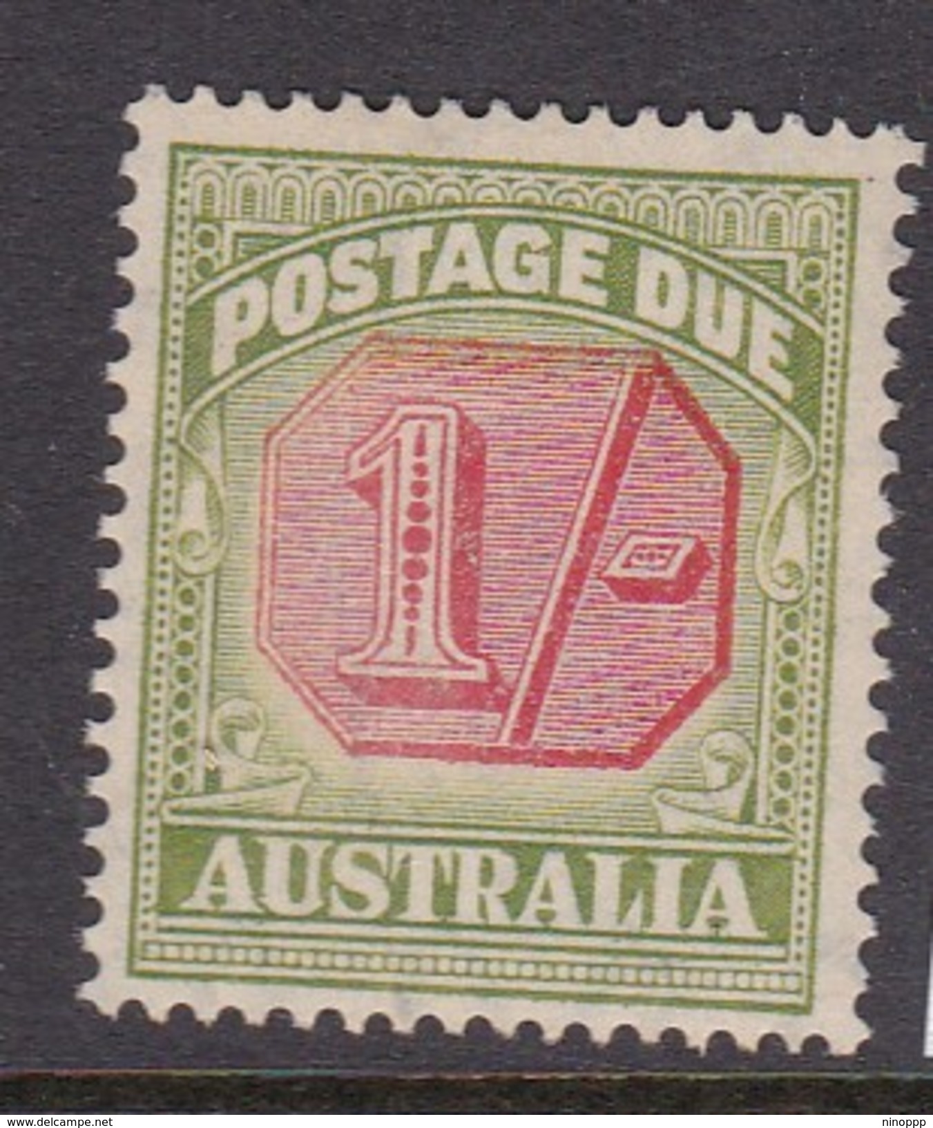 Australia Postage Due Stamps SG D118 1938 One Shilling Mint - Impuestos