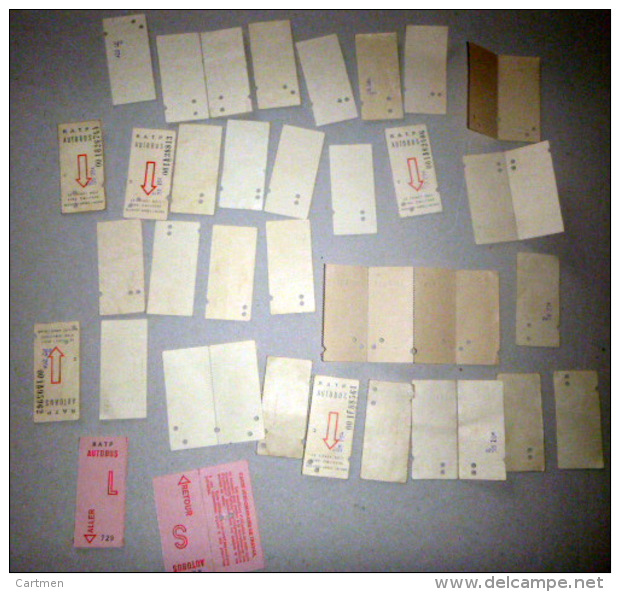 TICKETS BUS LOT DE 49 TICKETS  AVEC DIVERSES SERIES  LOT N°5 - Autres & Non Classés