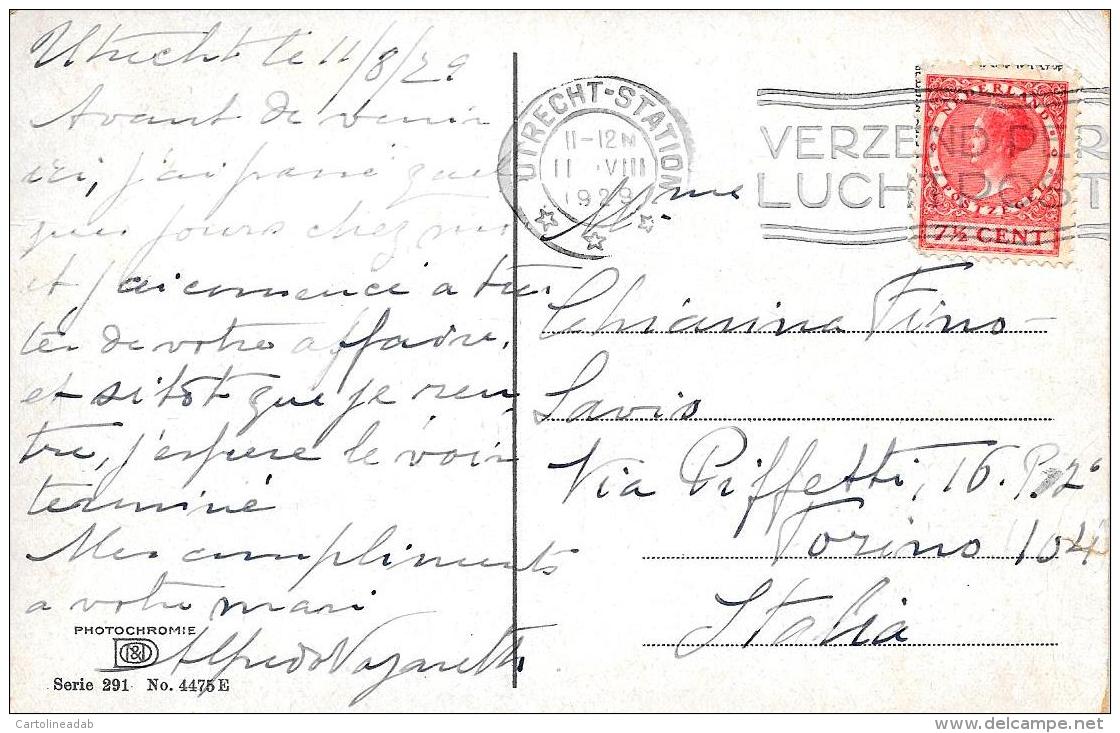 [DC9865] CPA - OLANDA - PAESI BASSI - VOLENDAM - Viaggiata 1929 - Old Postcard - Volendam