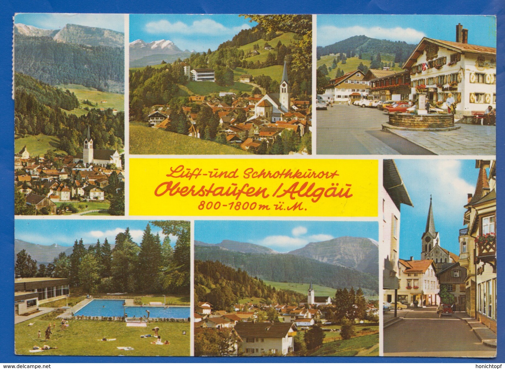 Deutschland; Oberstaufen; Multibildkarte - Oberstaufen