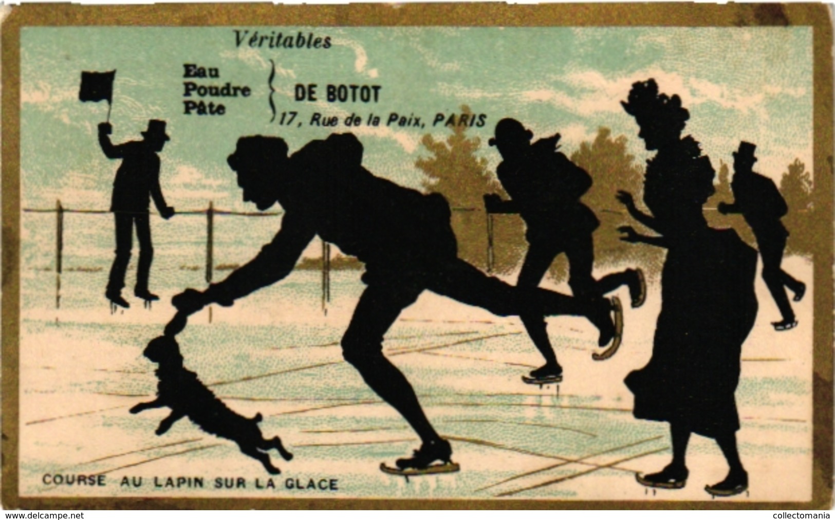 7 Cards Ice-Skating Patinage Sur Glace Eislaufen PUB  Choc Felix Potin Imp Verger Paris Botot Dunoise Drayer Stollwerck - Winter Sports