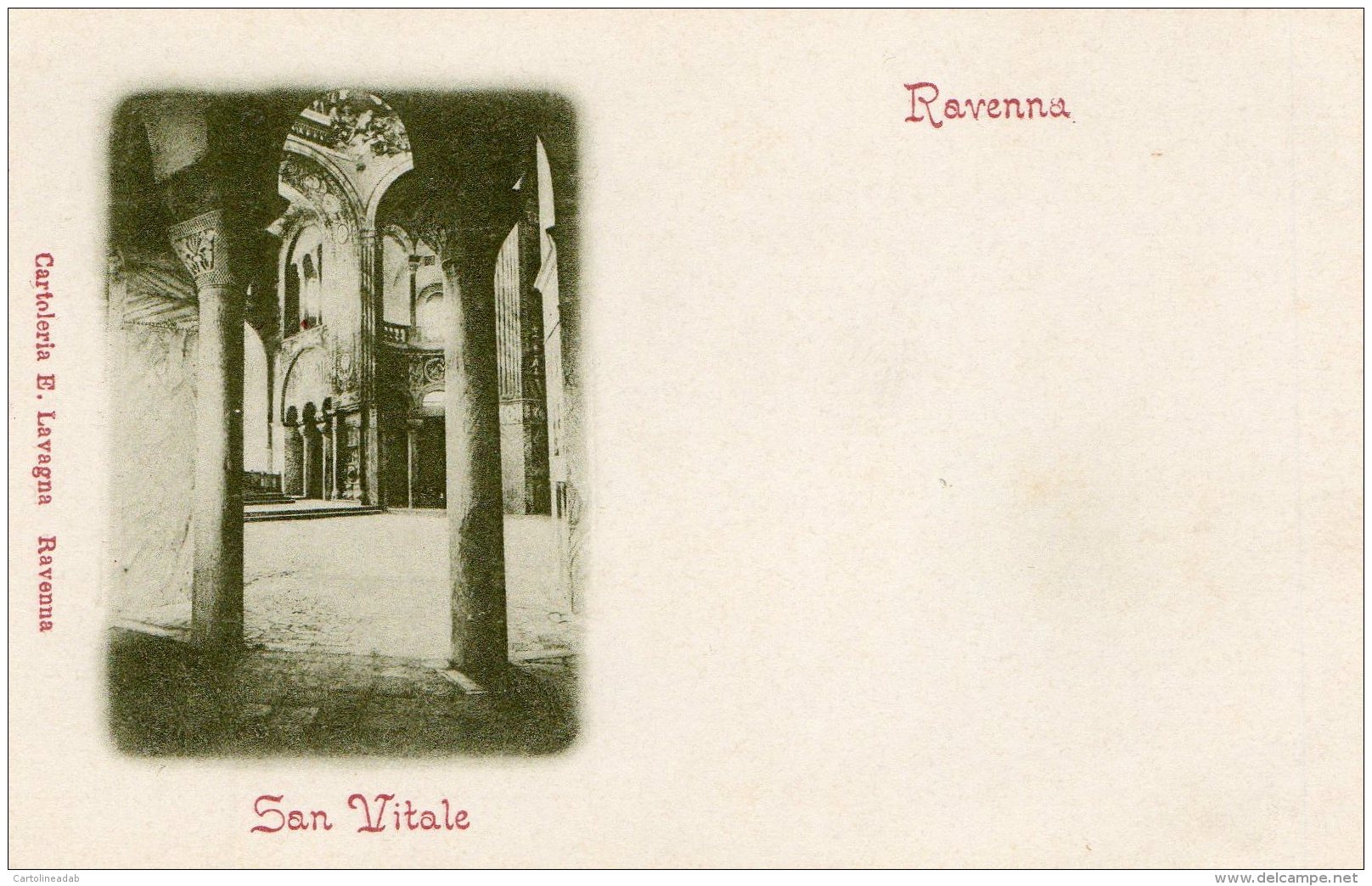 [DC9911] CPA - RAVENNA - SAN VITALE - Non Viaggiata - Old Postcard - Ravenna