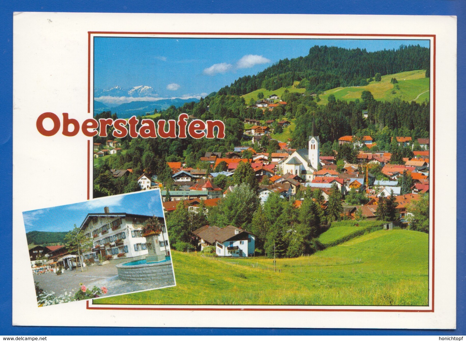 Deutschland; Oberstaufen; Multibildkarte - Oberstaufen