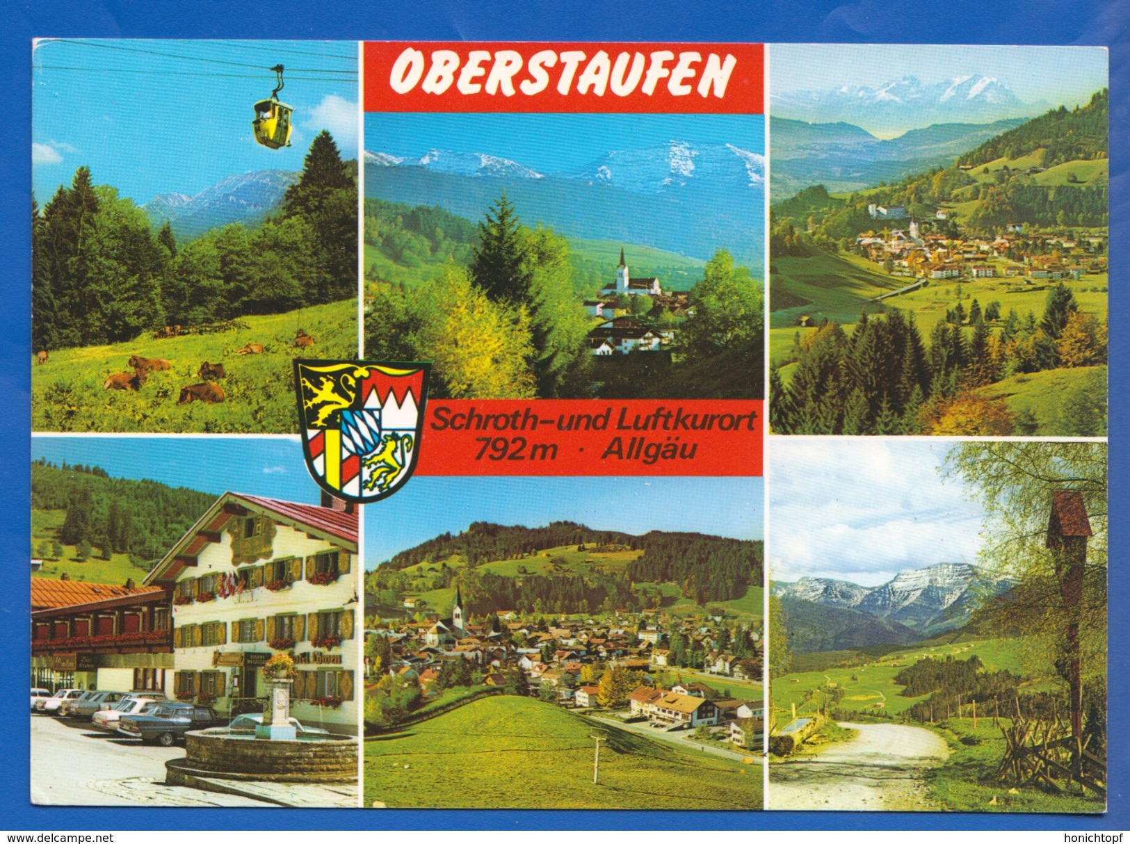 Deutschland; Oberstaufen; Multibildkarte - Oberstaufen