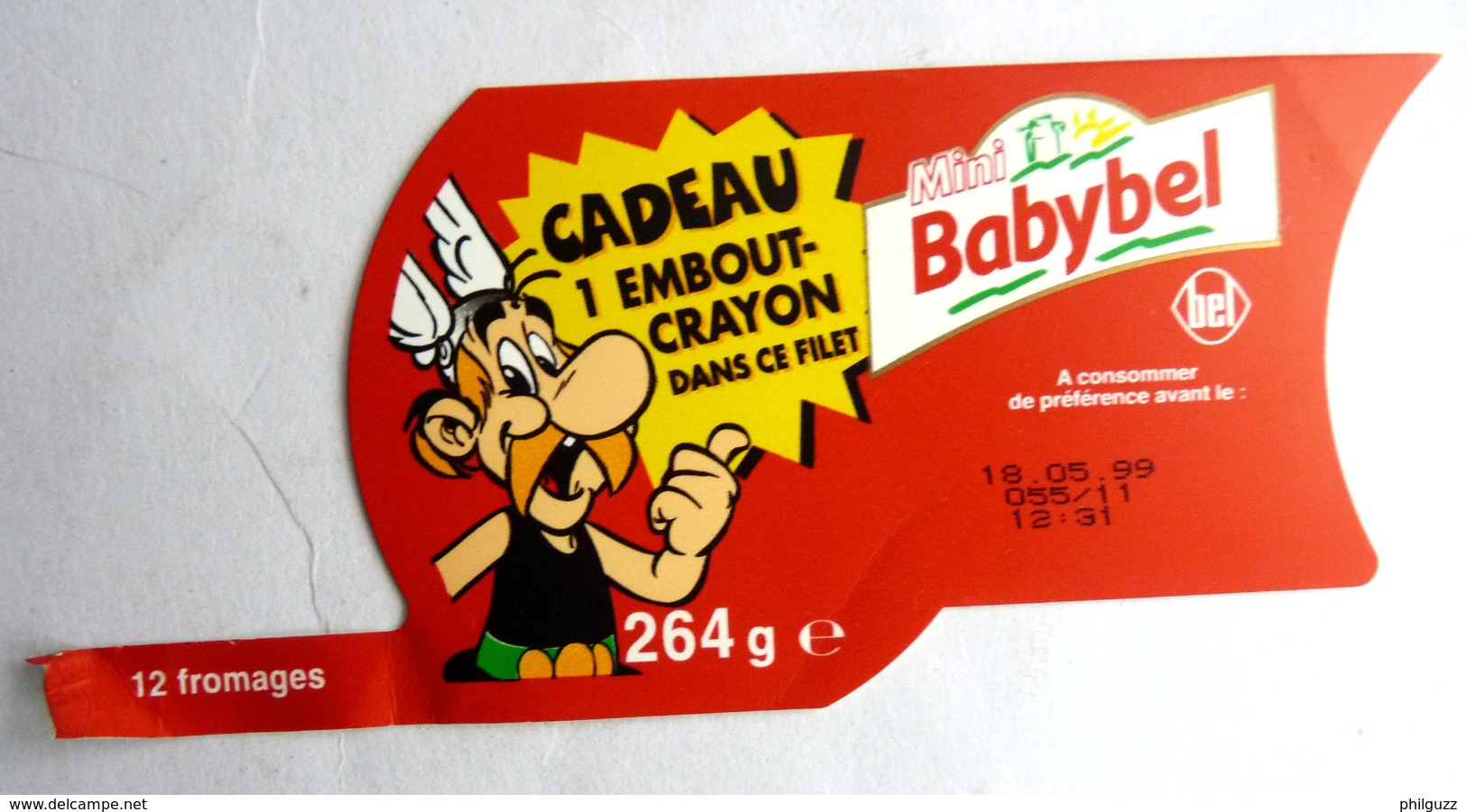 ETIQUETTE BABYBEL ASTERIX Embout De Crayon - Autres & Non Classés