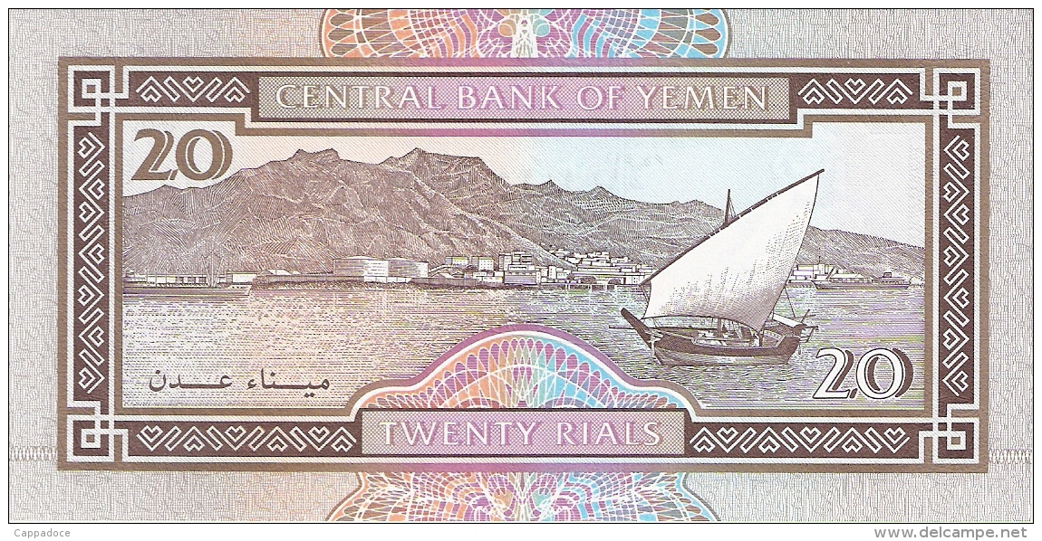 YEMEN ARABE REPUBLIQUE   20 Rials   ND (1990)   Sign.8   P. 26b   UNC - Yémen