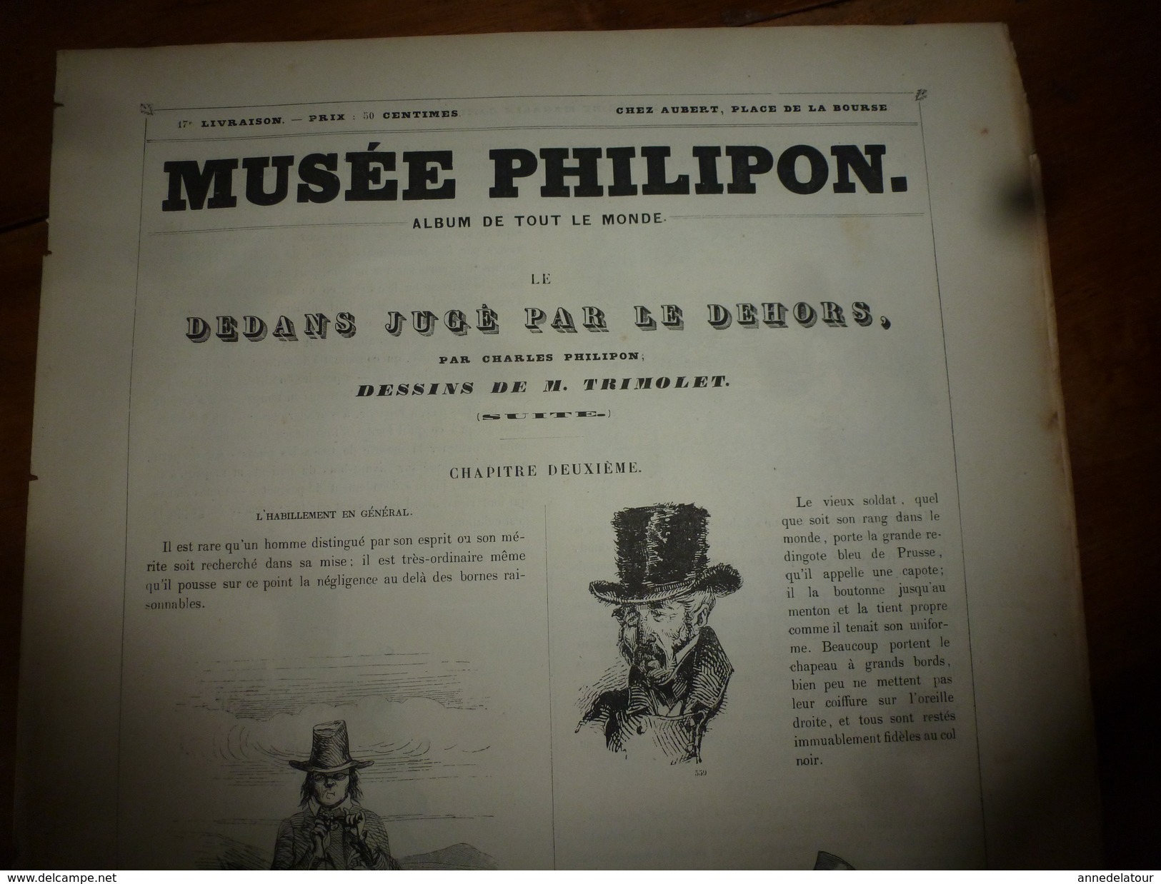 1840 Le DEDANS Jugé Par Le DEHORS:étude De  PHILIPON ,Dessins De Trimolet APRES AVOIR LU CECI VOUS NE SEREZ PLUS PAREIL - 1800 - 1849