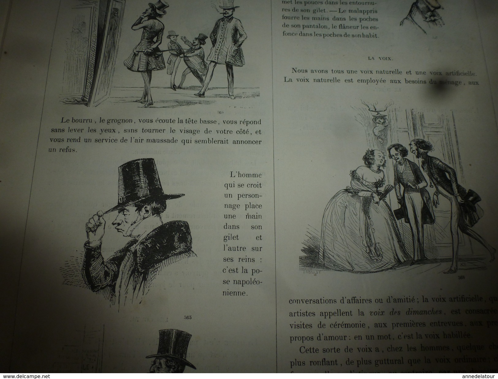 1840 Le DEDANS jugé par le DEHORS:étude de  PHILIPON ,Dessins de Trimolet APRES AVOIR LU CECI VOUS NE SEREZ PLUS PAREIL