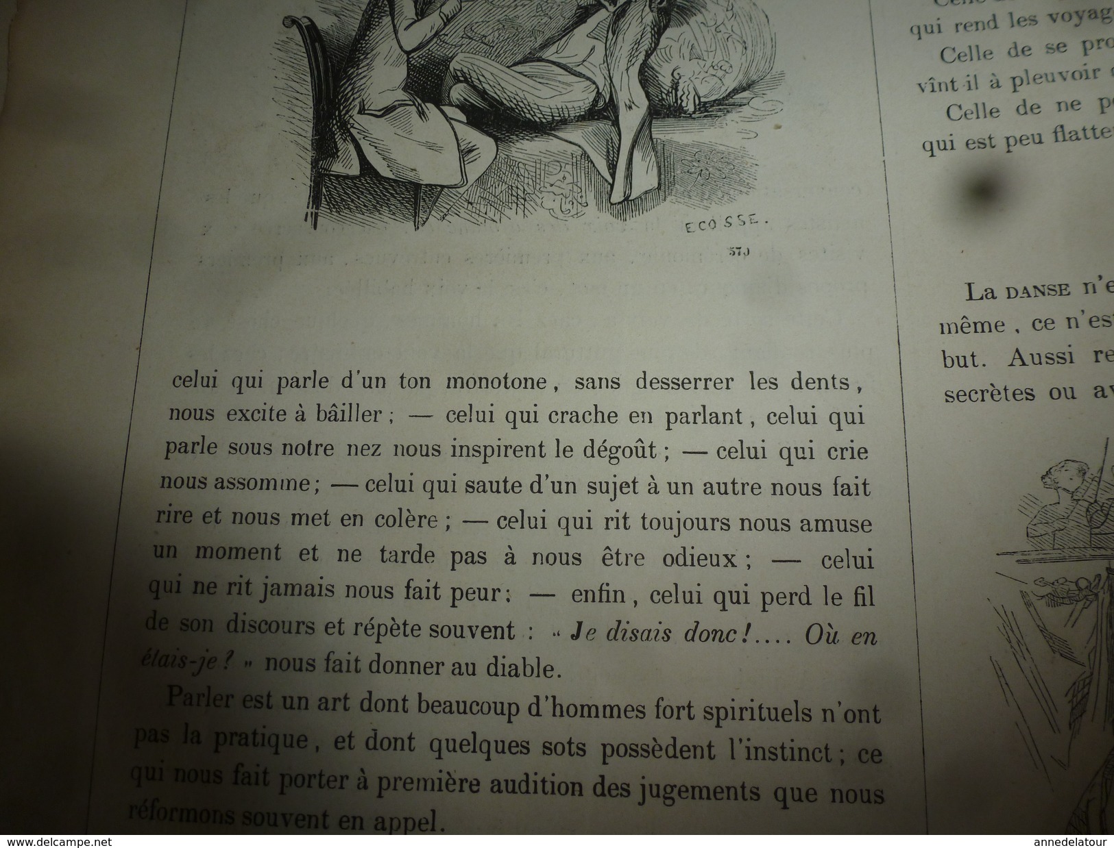 1840 Le DEDANS jugé par le DEHORS:étude de  PHILIPON ,Dessins de Trimolet APRES AVOIR LU CECI VOUS NE SEREZ PLUS PAREIL