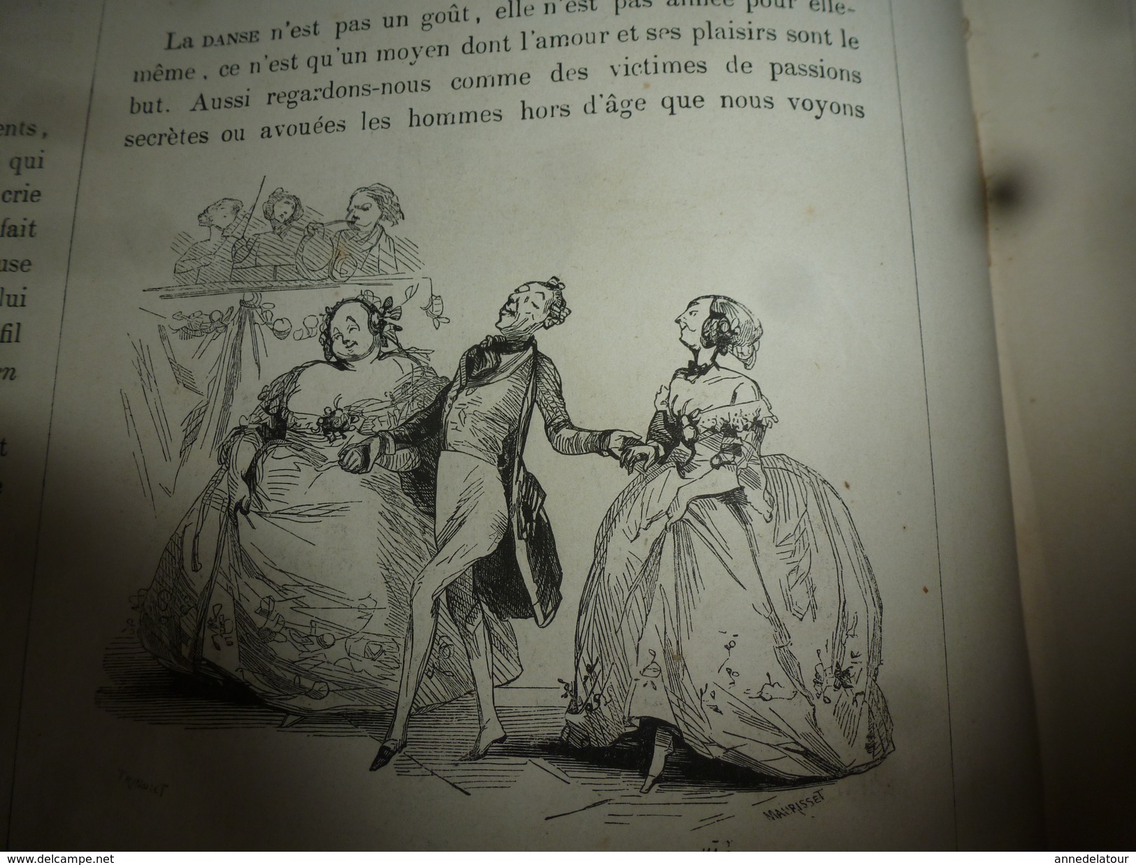 1840 Le DEDANS jugé par le DEHORS:étude de  PHILIPON ,Dessins de Trimolet APRES AVOIR LU CECI VOUS NE SEREZ PLUS PAREIL