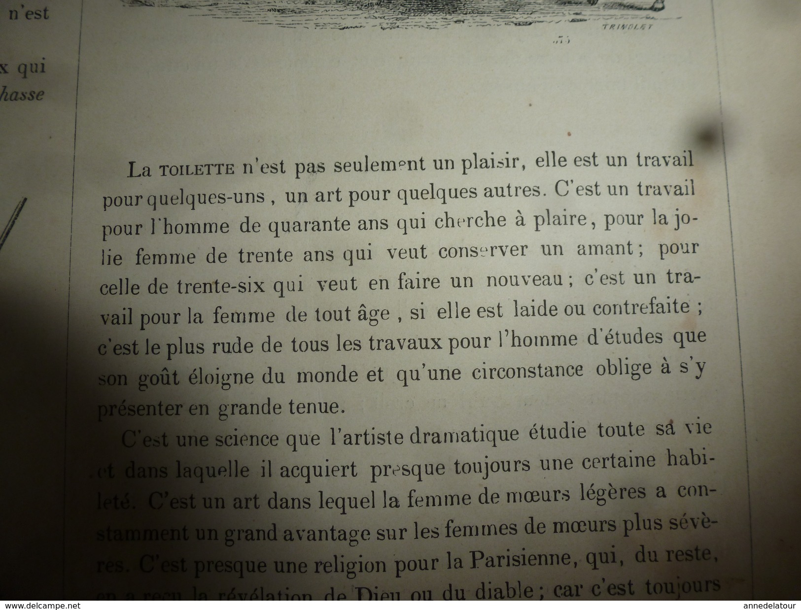 1840 Le DEDANS jugé par le DEHORS:étude de  PHILIPON ,Dessins de Trimolet APRES AVOIR LU CECI VOUS NE SEREZ PLUS PAREIL