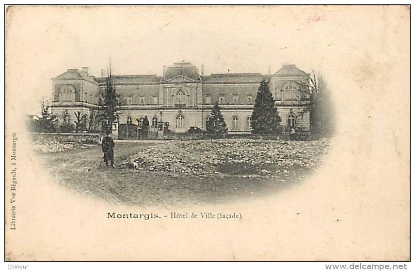 MONTARGIS HOTEL DE VILLE CARTE PRECURSEUR - Montargis