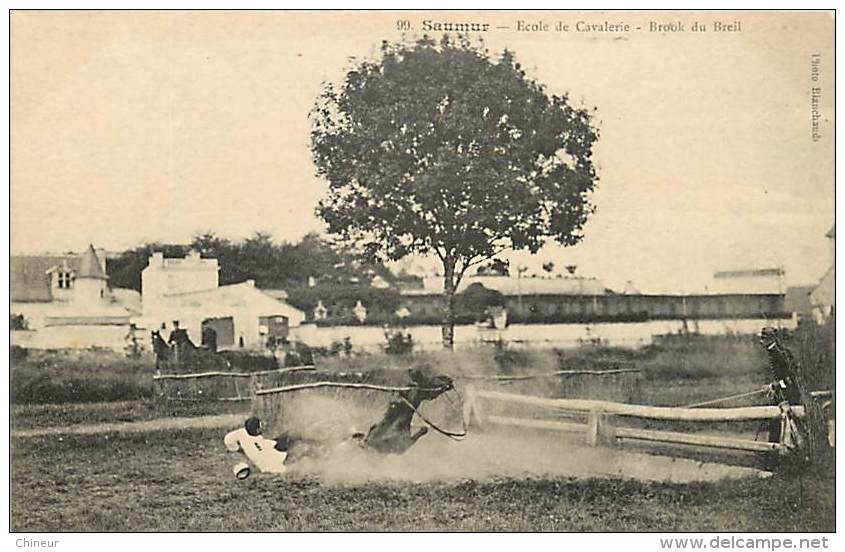 SAUMUR ECOLE DE CAVALERIE BROOK DU BREIL - Saumur