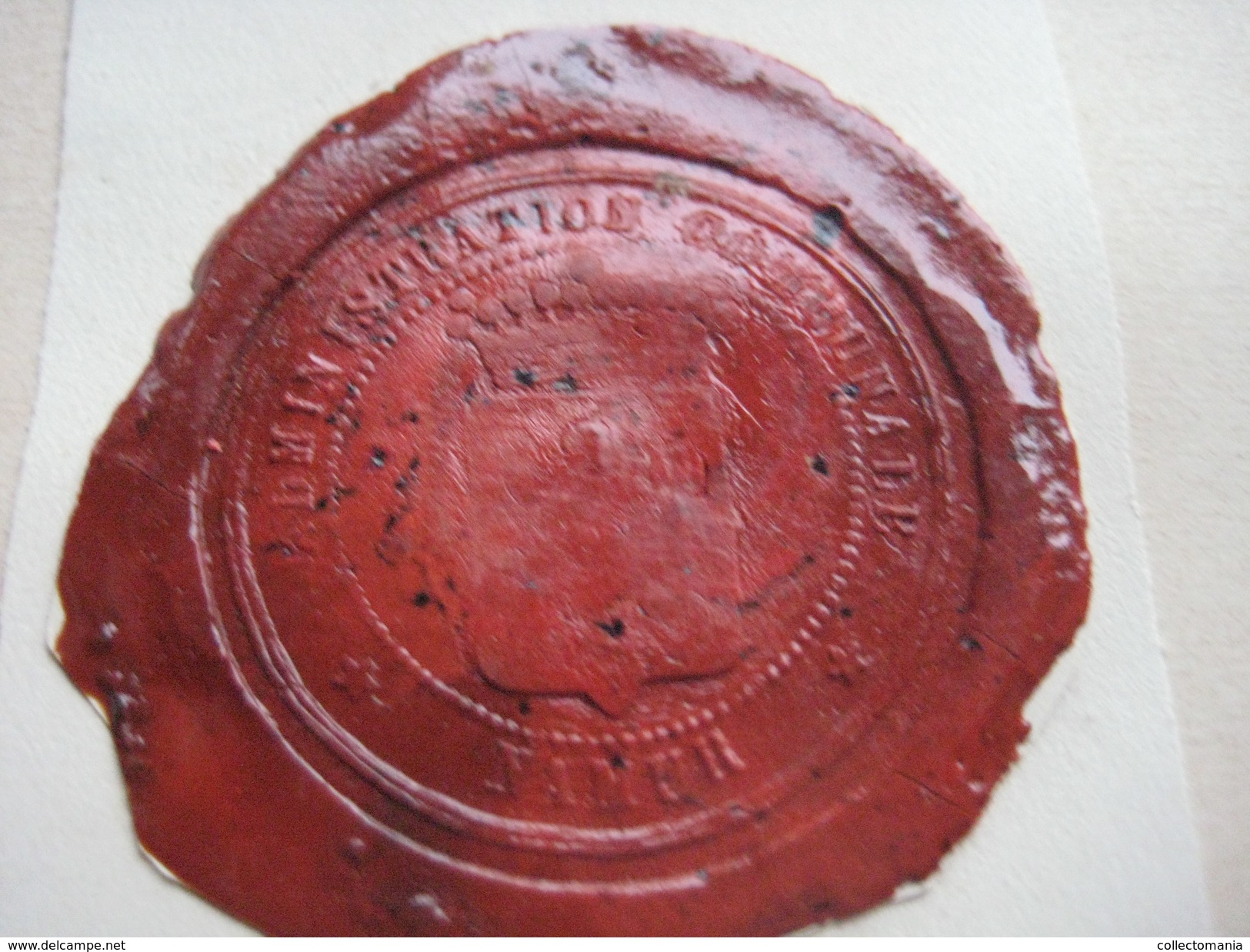 wax seals - lakzegels collection, 2cm à 4cm, before 1900 - sceaux de cire - adel familiekunde zegels van was, prachtig