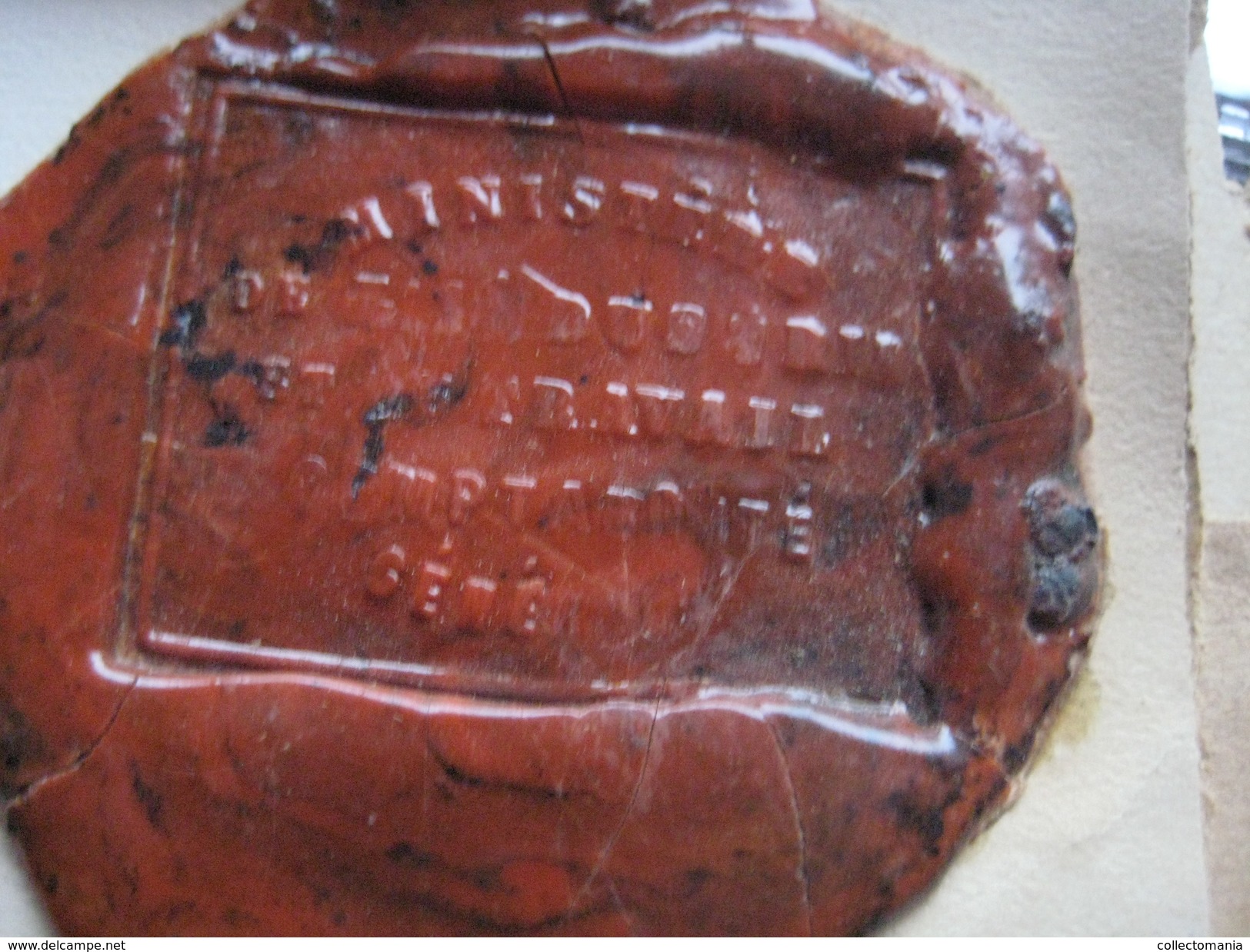 wax seals - lakzegels collection, 2cm à 4cm, before 1900 - sceaux de cire - adel familiekunde zegels van was, prachtig