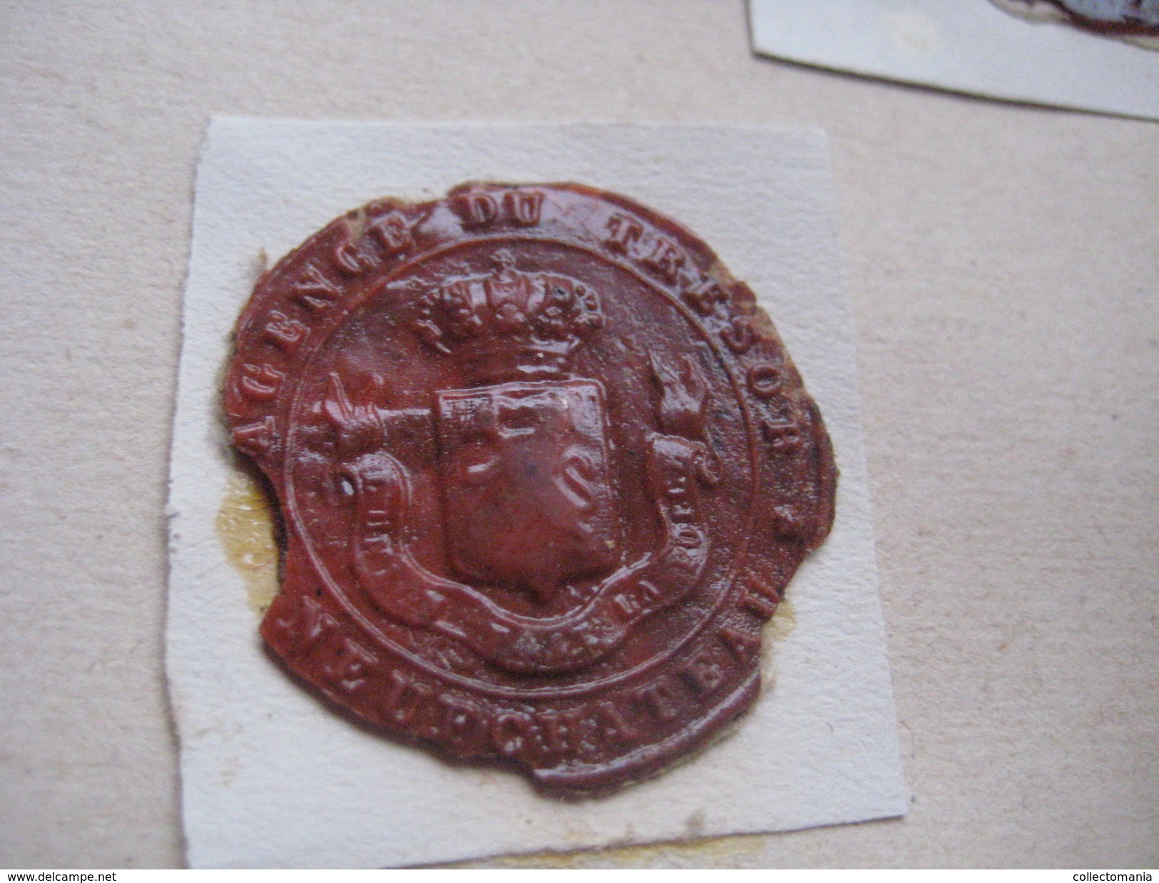 Zegels Van Was - Wax Seals - Lakzegels Collection, 2cm à 4cm, Before 1900 - Sceaux De Cire - Adel Familiekunde - Manuscrits