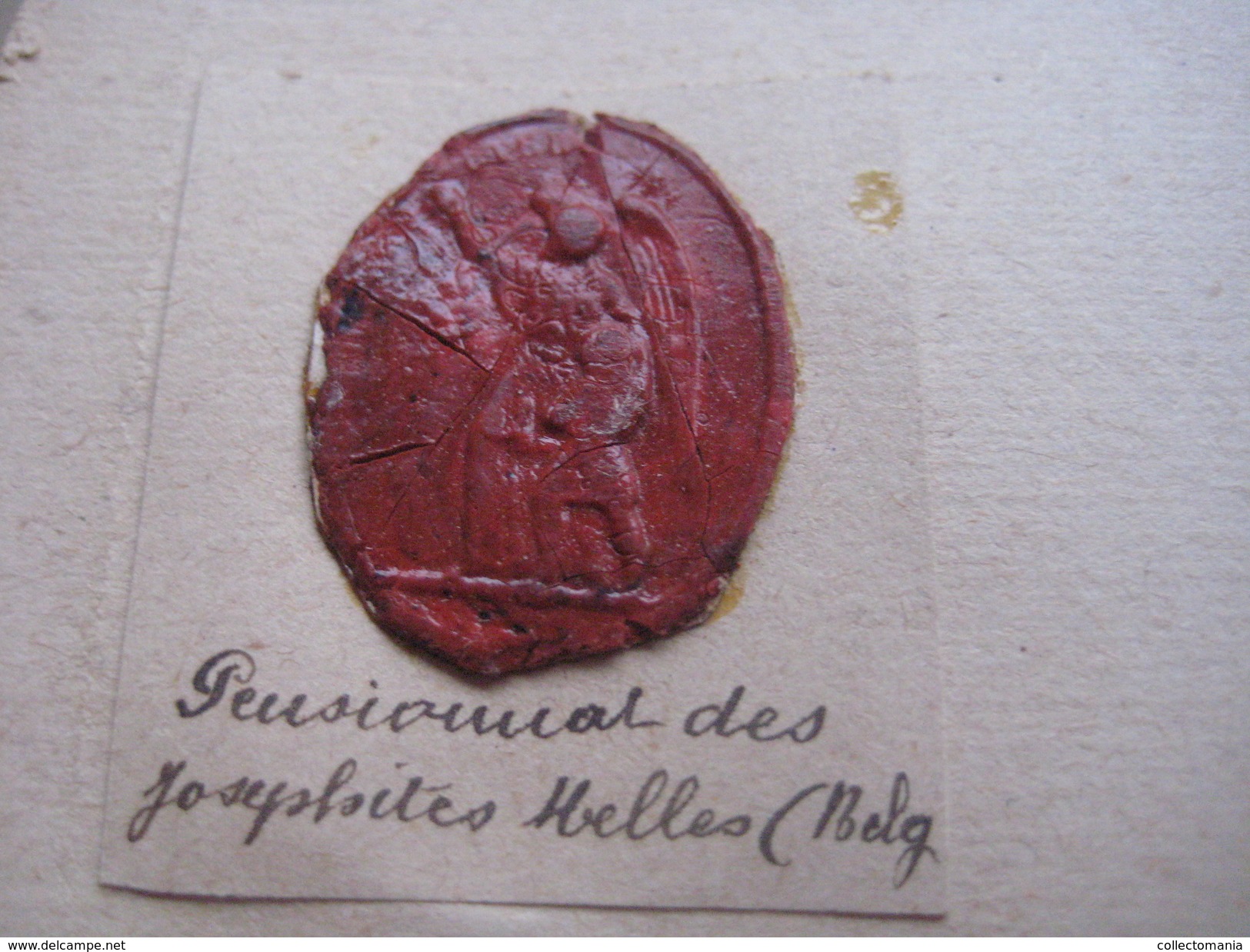 zegels van was - wax seals - lakzegels collection, 2cm à 4cm, before 1900 - sceaux de cire - adel familiekunde