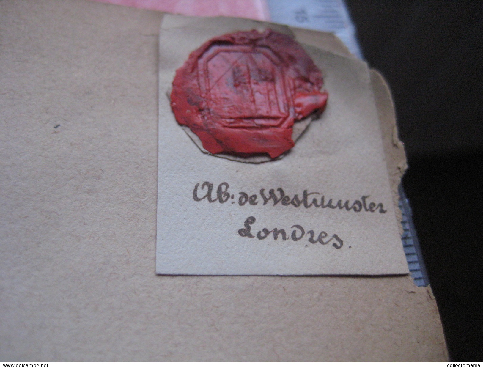 zegels van was - wax seals - lakzegels collection, 2cm à 4cm, before 1900 - sceaux de cire - adel familiekunde