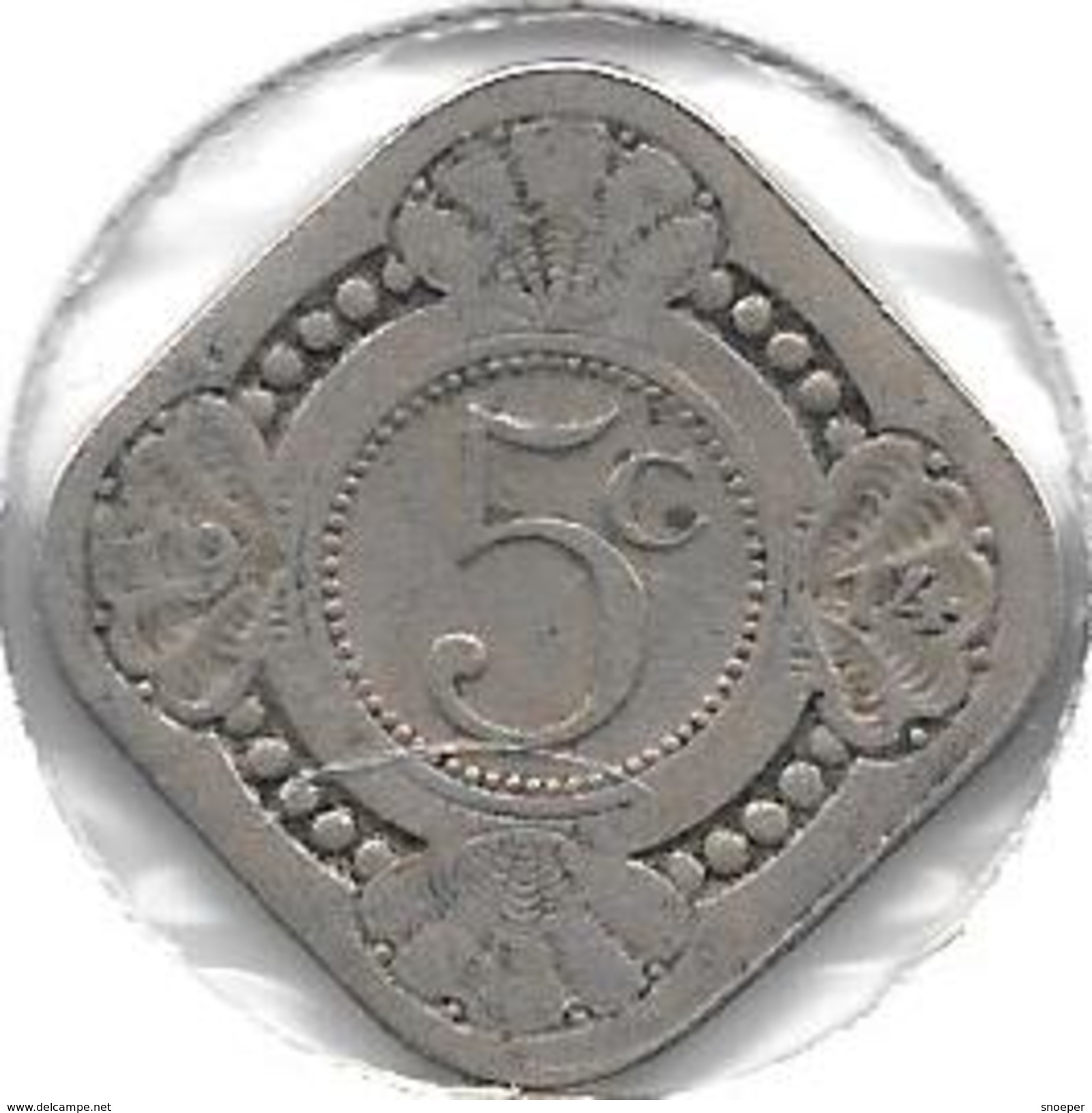 *netherlands 5 Cents 1914 Km 153   Vf+ - 5 Cent