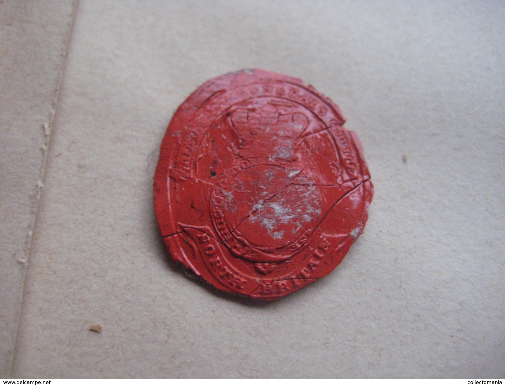 zegels van was - wax seals - lakzegels collection, 2cm à 4cm, before 1900 - sceaux de cire - adel familiekunde