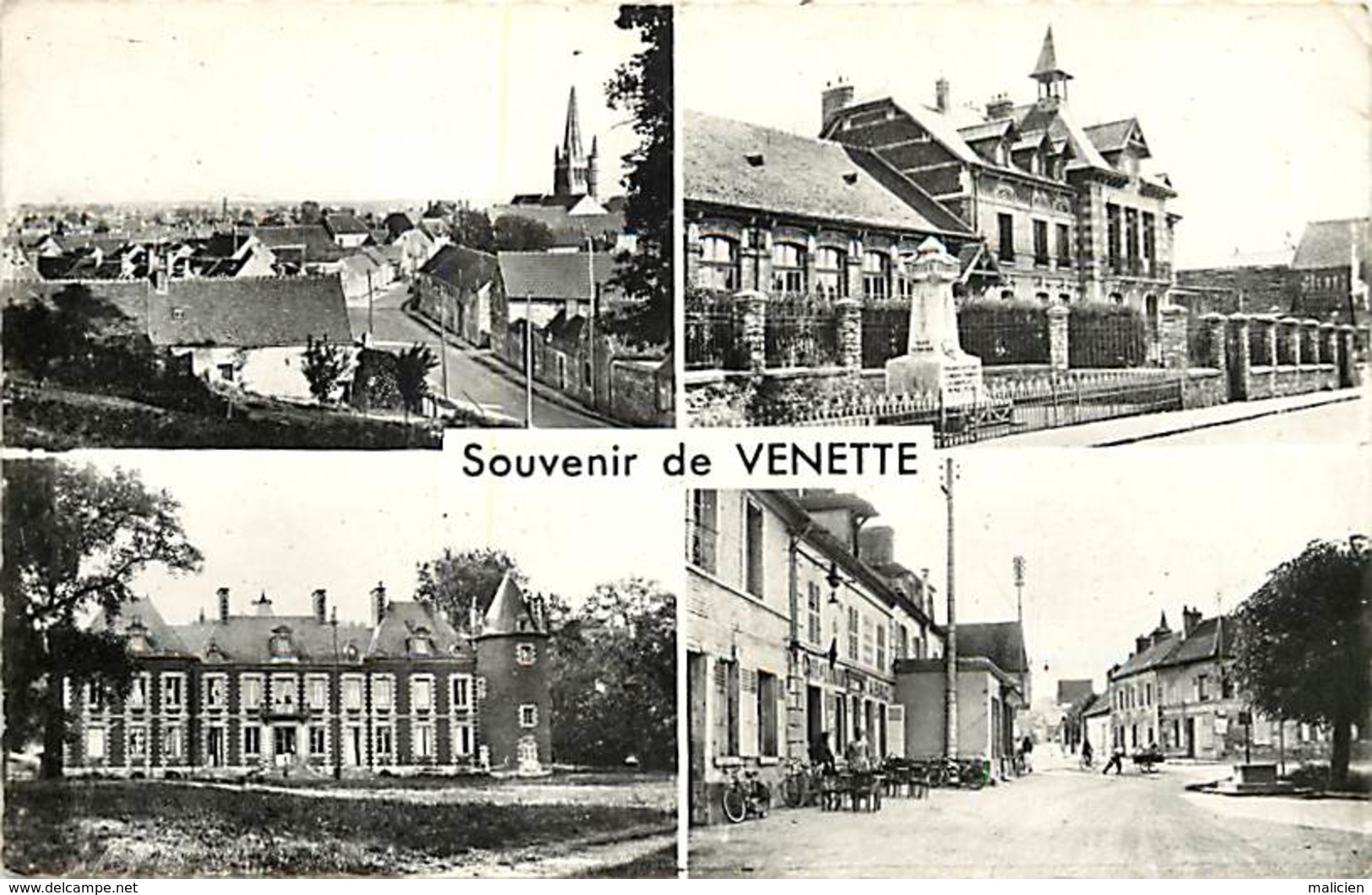 -dpts Div.-ref- MM509- Oise -  Venette - Souvenir De .. - Multi Vues - Dont Cafe De L Union - Tabac - Monument Aux Morts - Venette