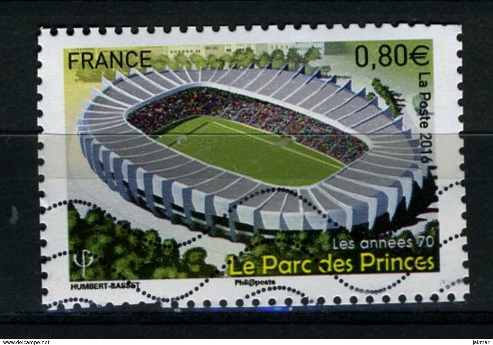 FRANCE 2016 /  YT 5060  LE PARC DES PRINCES  OBL. - Gebraucht