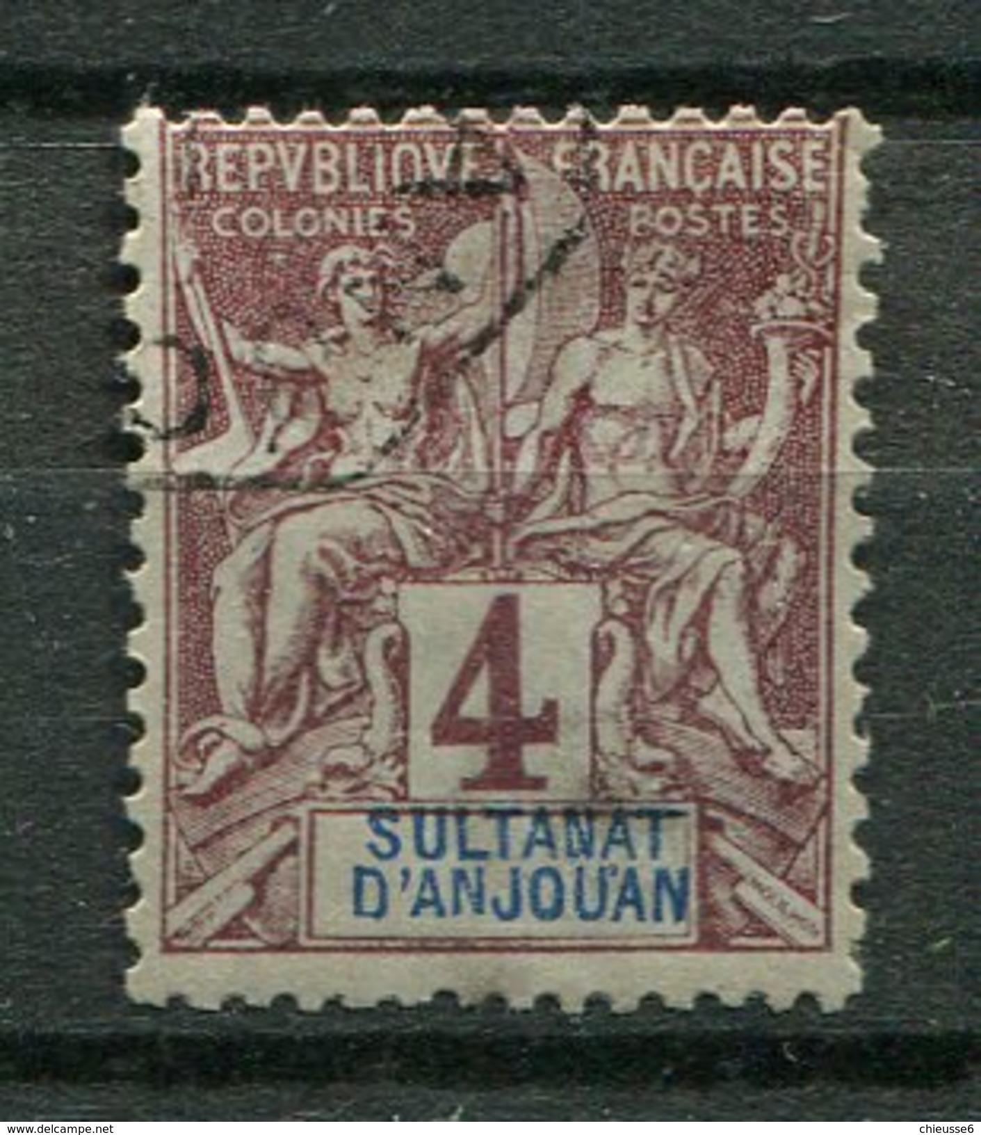 Anjouan Ob N° 3 - Unused Stamps