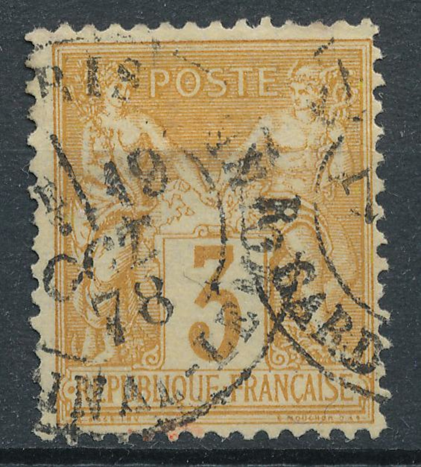 N°86 CACHET PARIS LEVÉE EXCEPTIONNELLE. - 1876-1898 Sage (Type II)