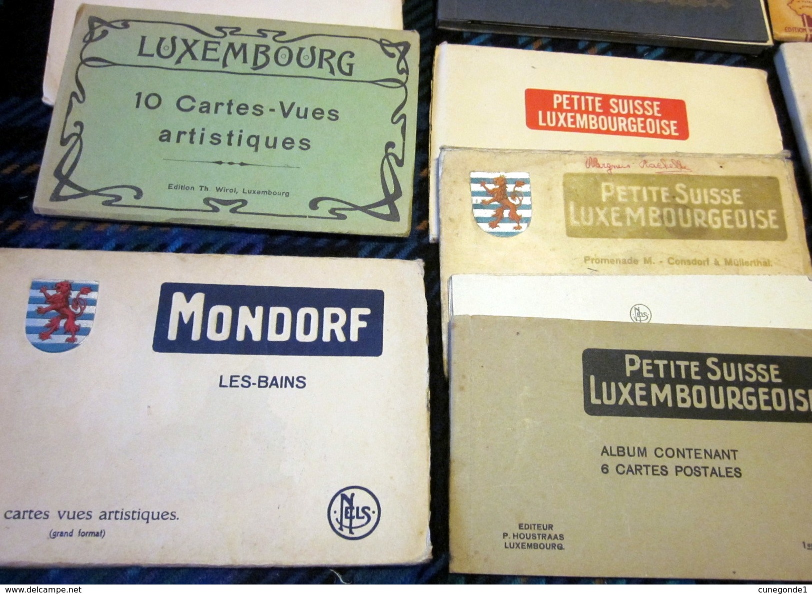 LOT De Plus De 140 CPA Du LUXEMBOURG & Dans Les Deux Luxembourg En Carnets Complets + 1 Double CP - Sonstige & Ohne Zuordnung