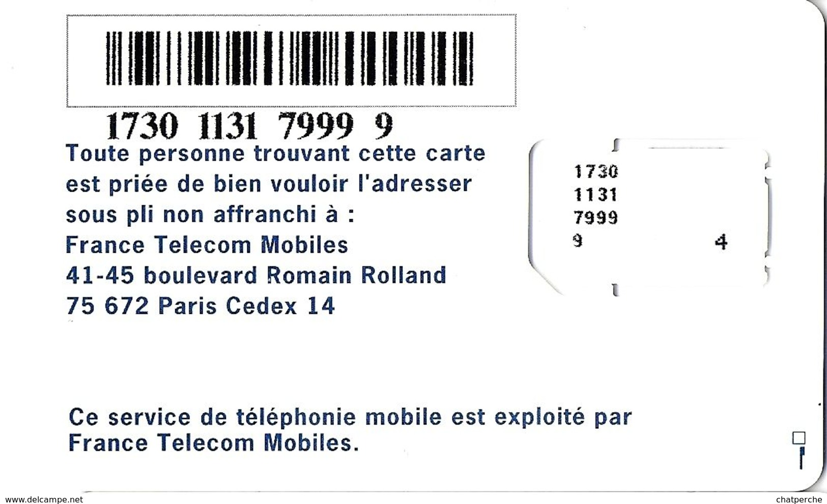 CARTE TELEPHONE SALON DEMONSTRATION GSM FRANCE TELECOM  MOBILES - Sonstige & Ohne Zuordnung