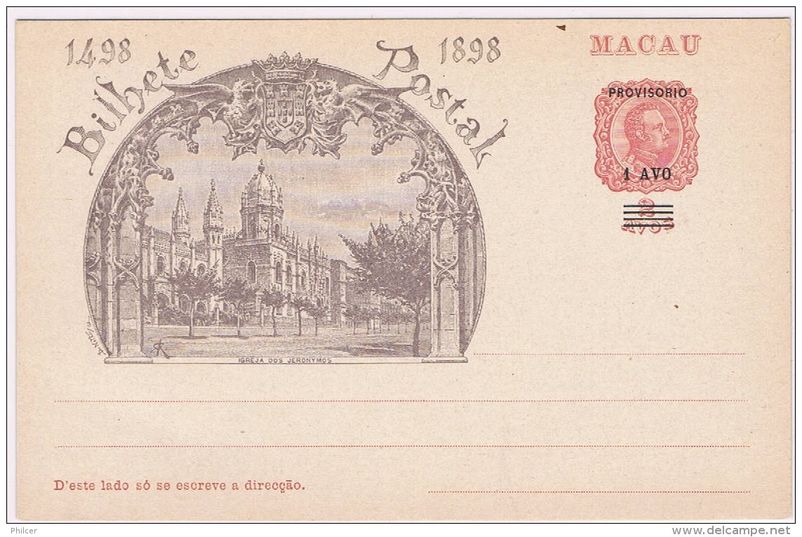 Macau, 1900, OM 3 - Lettres & Documents