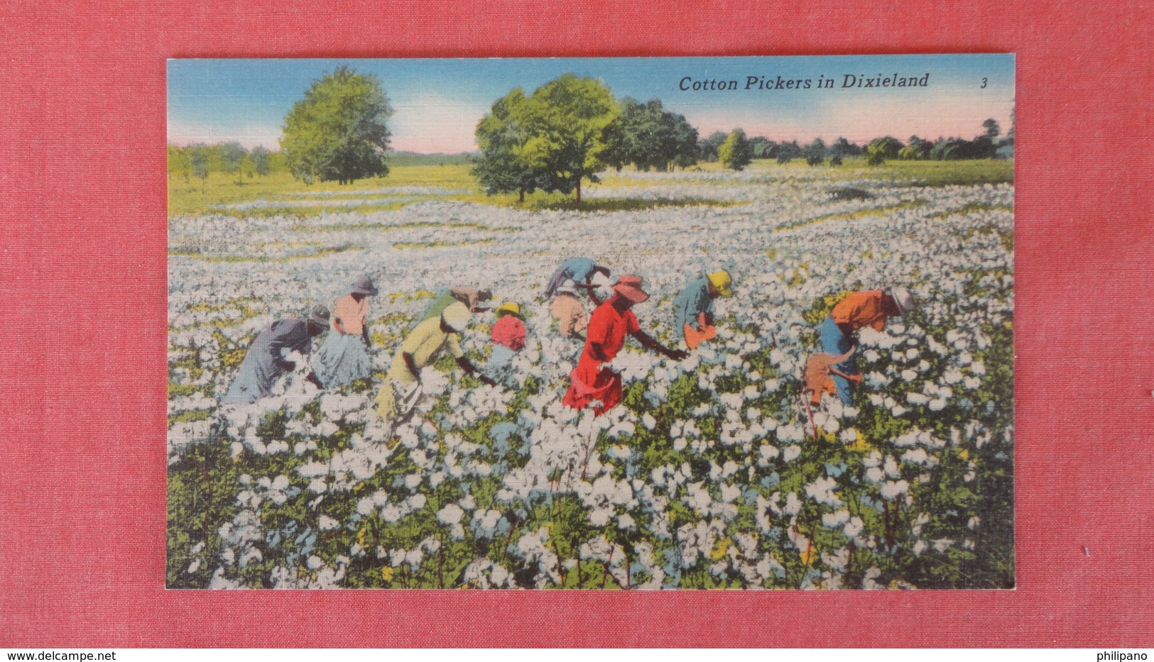 Black Americana   Cotton Pickers In Dixieland -- Ref 2509 - Black Americana