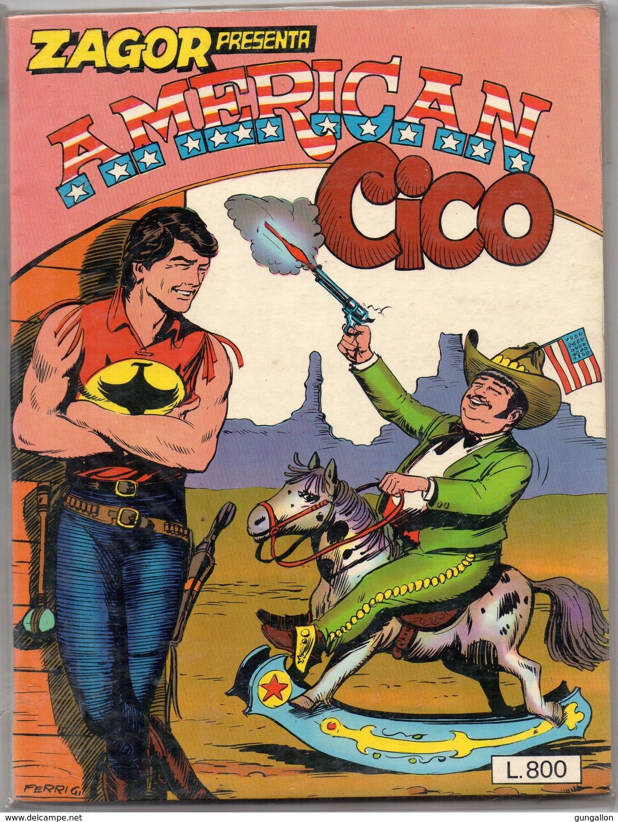 Zagor Presenta:(Daim Press 1980) "American Cico" - Zagor Zenith