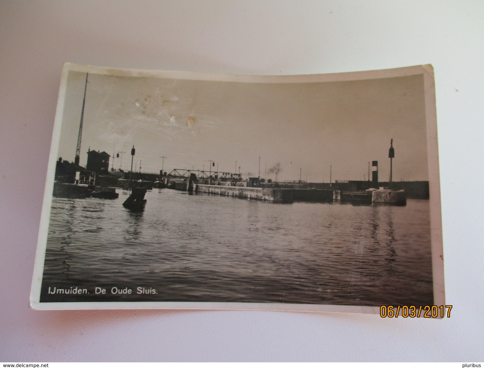 NETHERLANDS , IJMUIDEN  DE OUDE SLUIS  , OLD POSTCARD   ,  0 - IJmuiden