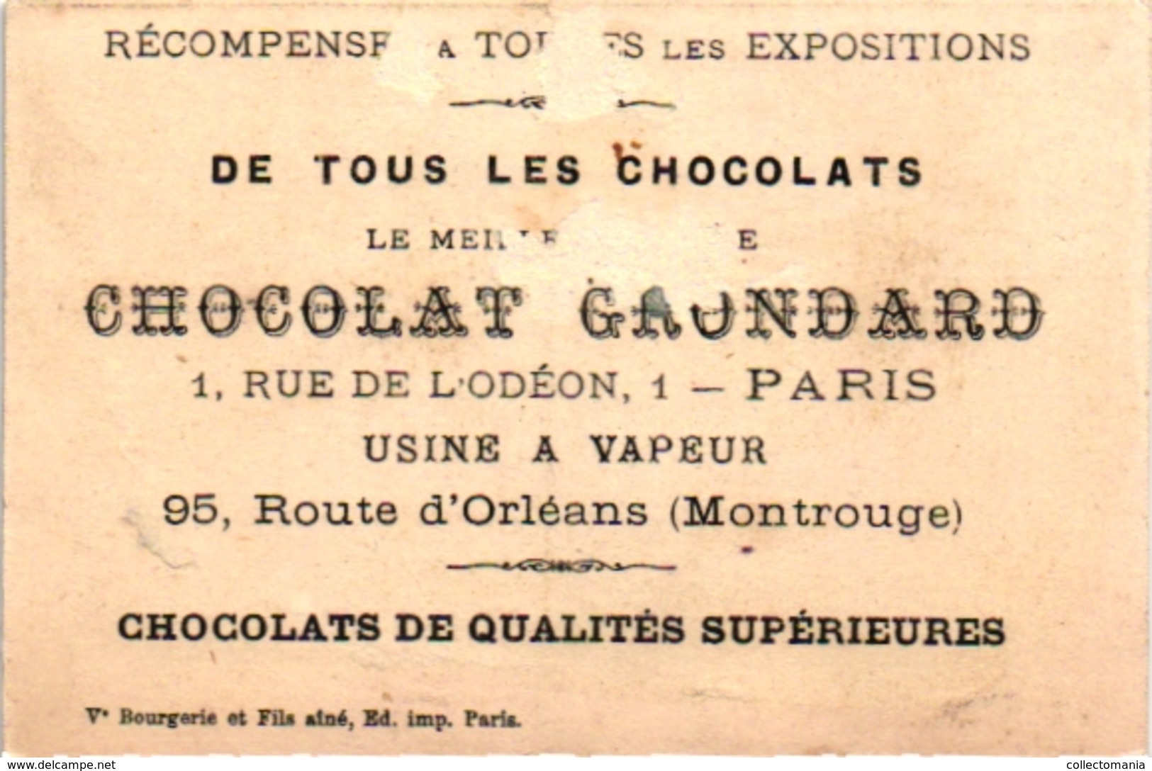 6 Cards  PUB CHoc Poulain Choc Grondrand Aux Deux Passages Lyon Dices DES  Dés  WURFEL Würfel