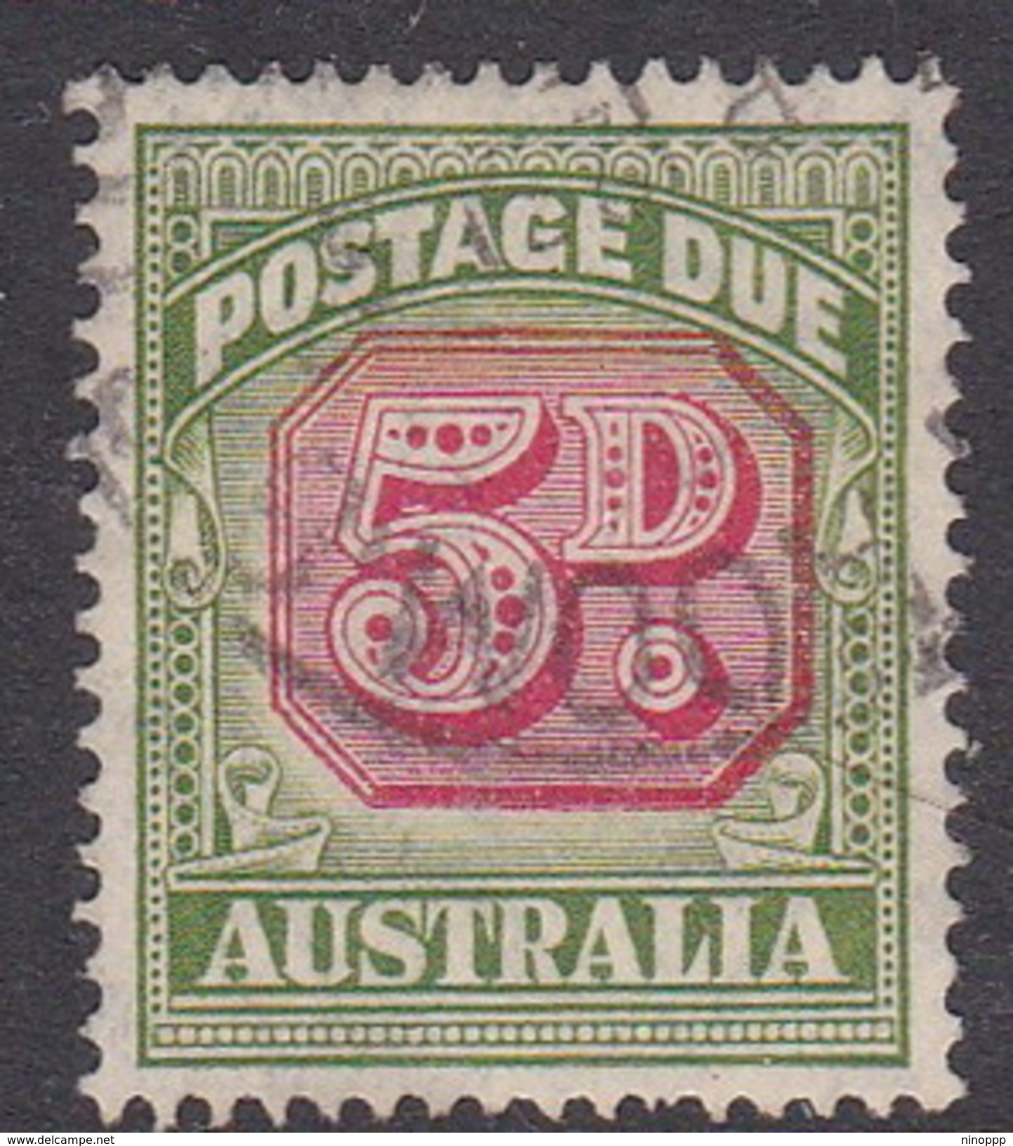 Australia Postage Due Stamps SG D124 1948 Five Pennies Used - Segnatasse