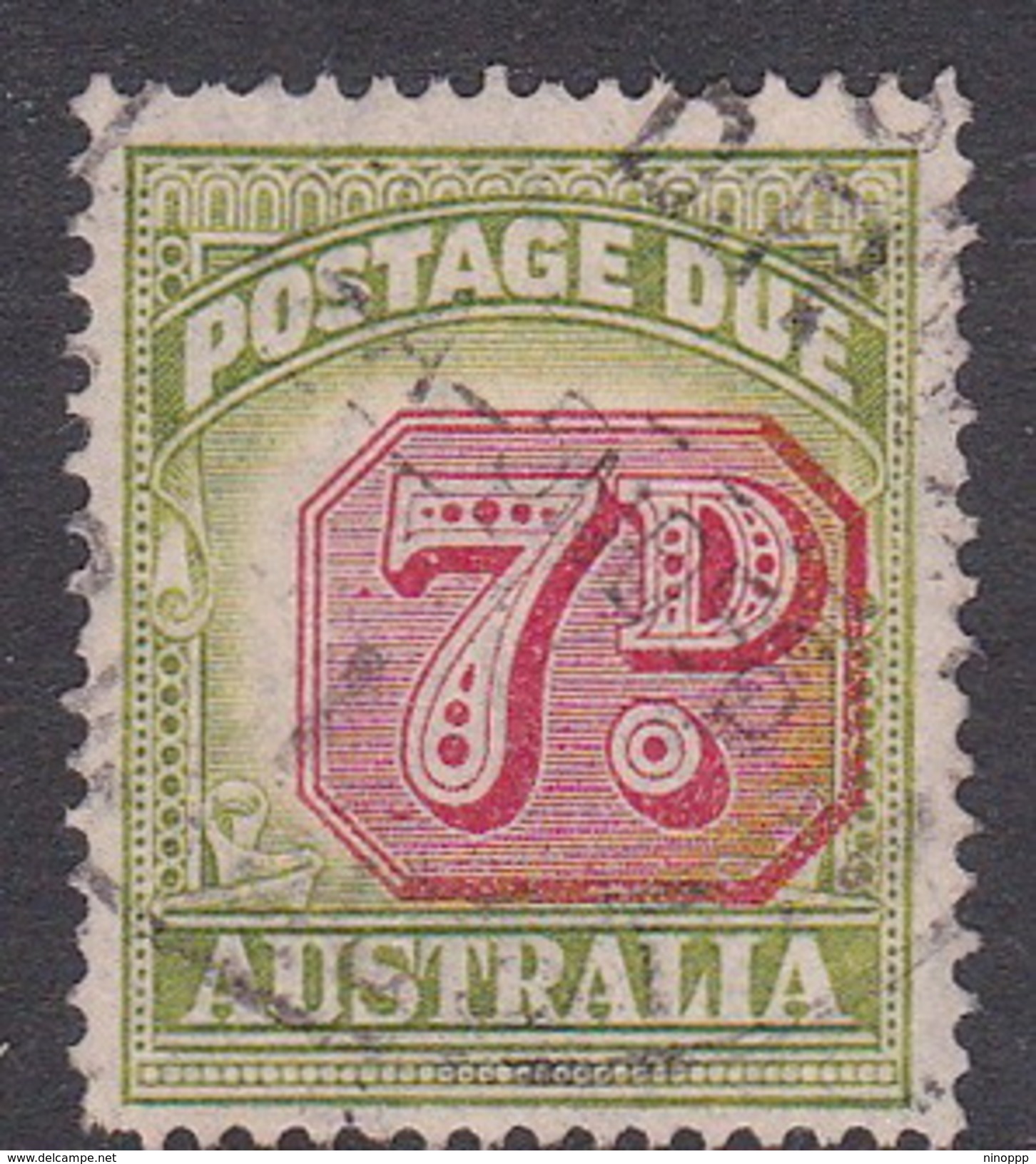 Australia Postage Due Stamps SG D126 1953 7 Pennies Used - Impuestos