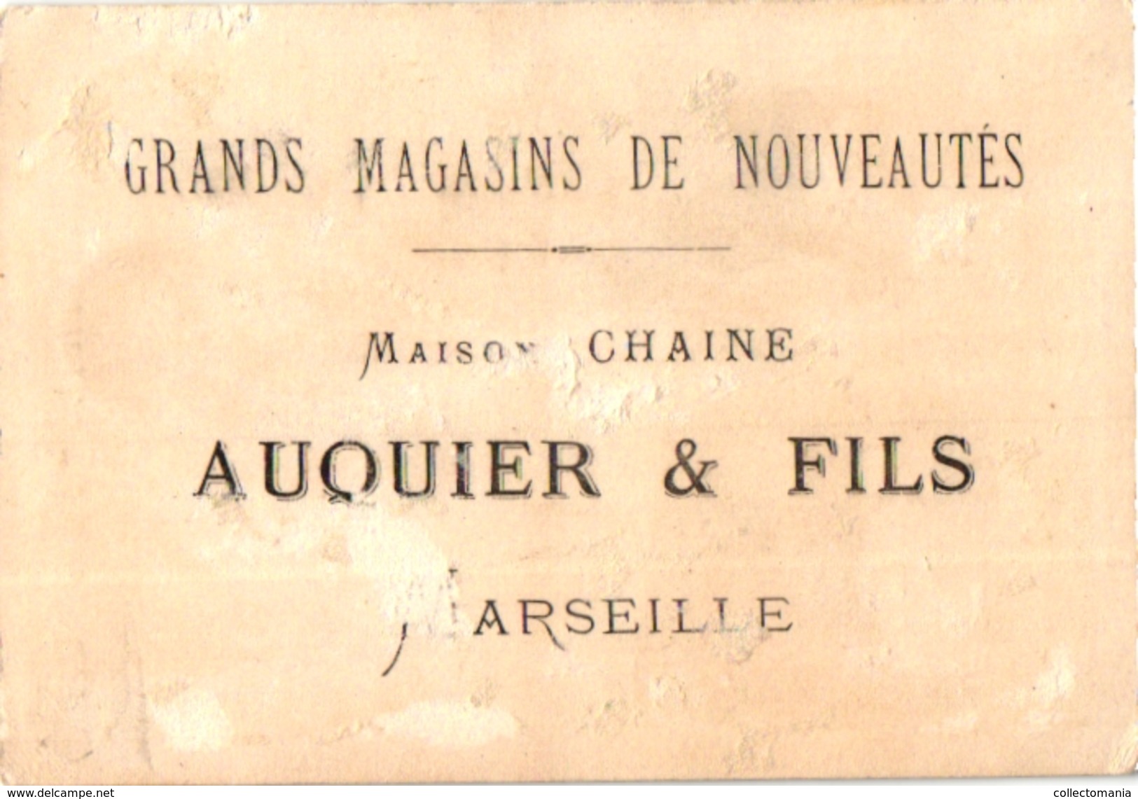6 Cards  PUB Tour St Jaques Auquier Marseille Epicerie des Halles Tours  Imp APPEL Paris Pierrot  Dices DES  Dés  WURFEL