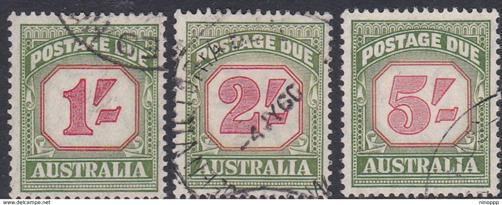 Australia Postage Due Stamps SG D129a-131a 1953 Used Stamps - Port Dû (Taxe)