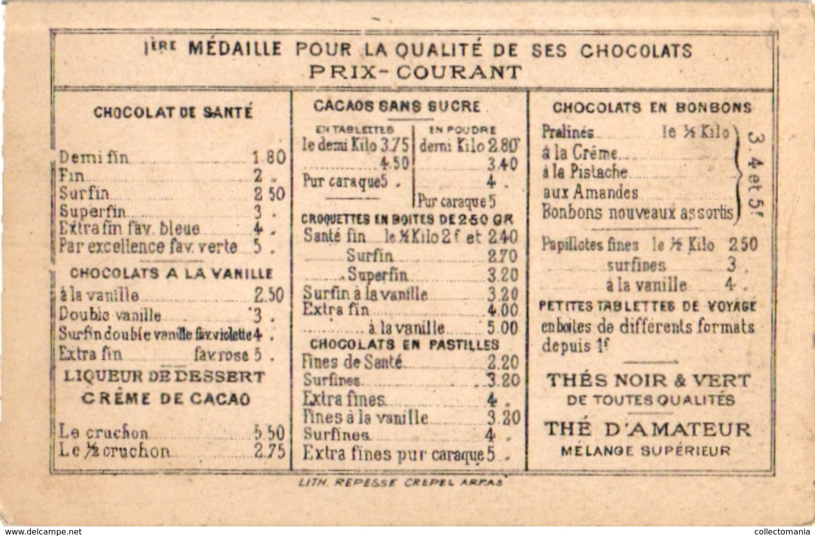 6 Cards  PUB  Choc Ibled REGLISSE ZAN Colonies Françaises Maison Duguet Ixelles  Dices DES  Dés  WURFEL