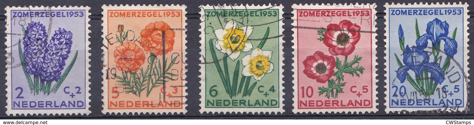 Nederland 1953 602-606 - Gebruikt