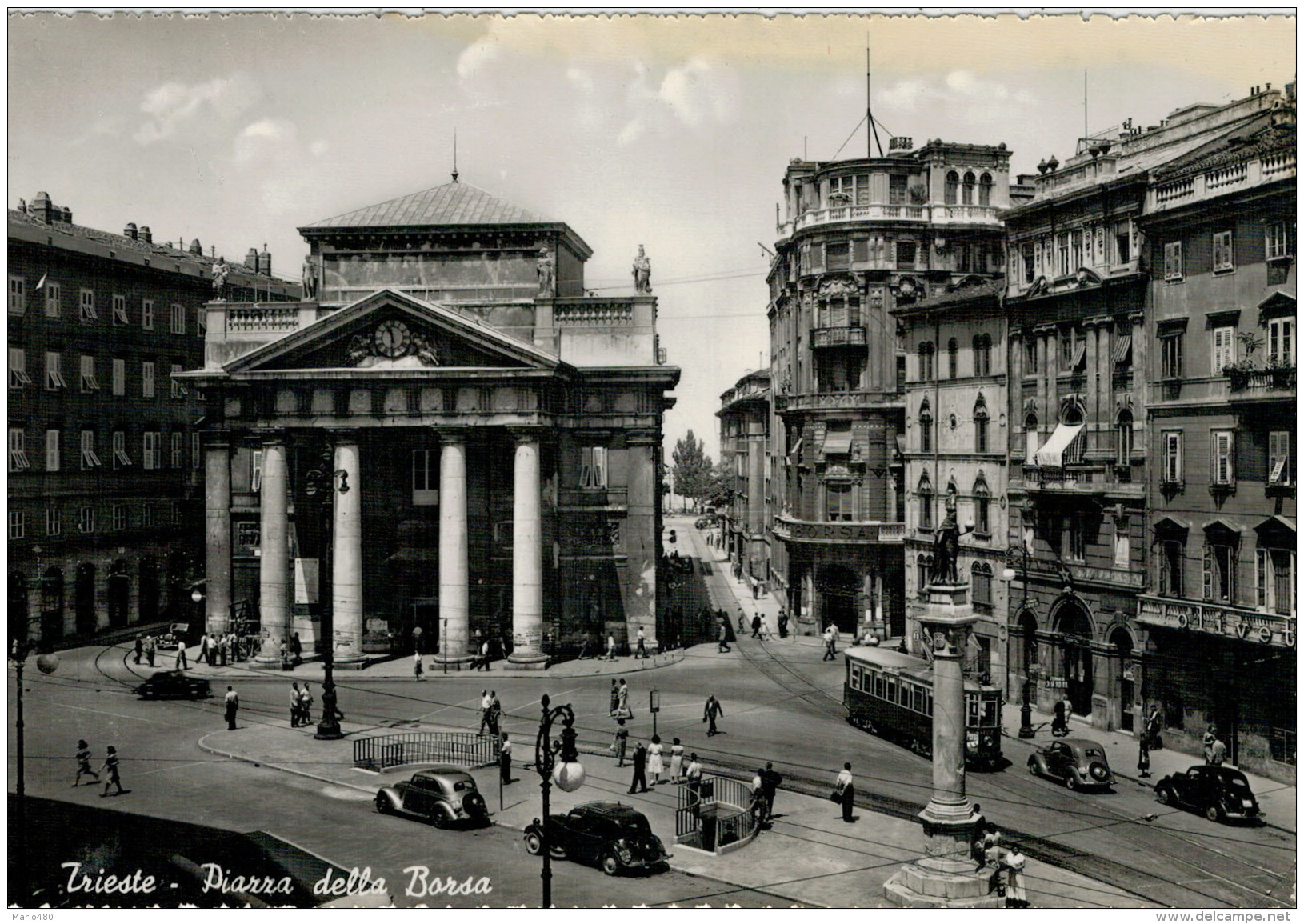 TRIESTE   PIAZZA  DELLA  BORSA         (NUOVA) - Trieste