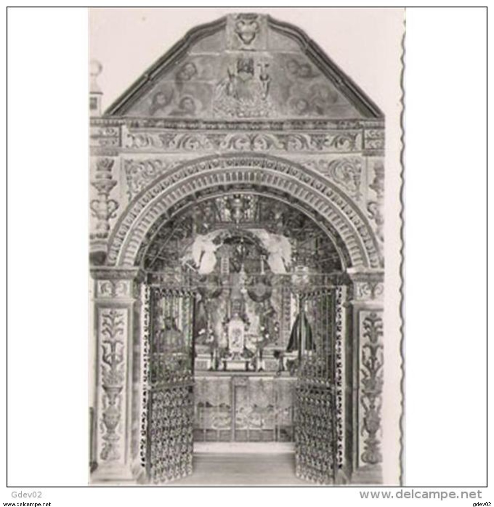 GDLJRTP6712-LFT5153.Tarjeta Postal DE GUADALAJARA.ARTE.Escultura.Iglesia.ENTRADA AL ALTAR .Guadalajara - Guadalajara