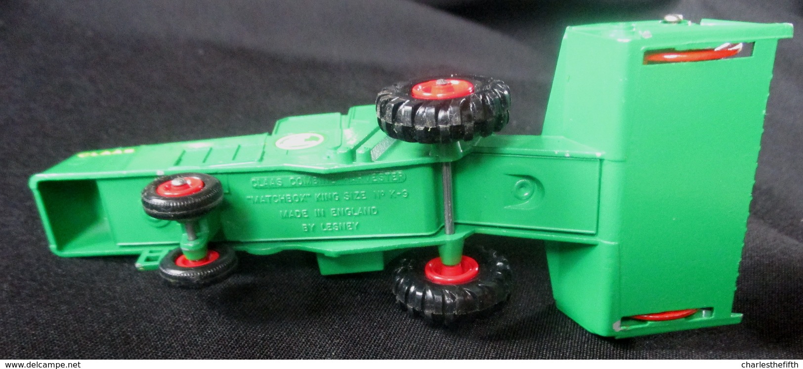 LESNEY - KING SIZE MATCHBOX * NR K9 - HARVESTER -  ORIGINAL BOX - VOITURE CONDITION A - EN BOITE ORIGINALE *** 1967 - Toy Memorabilia