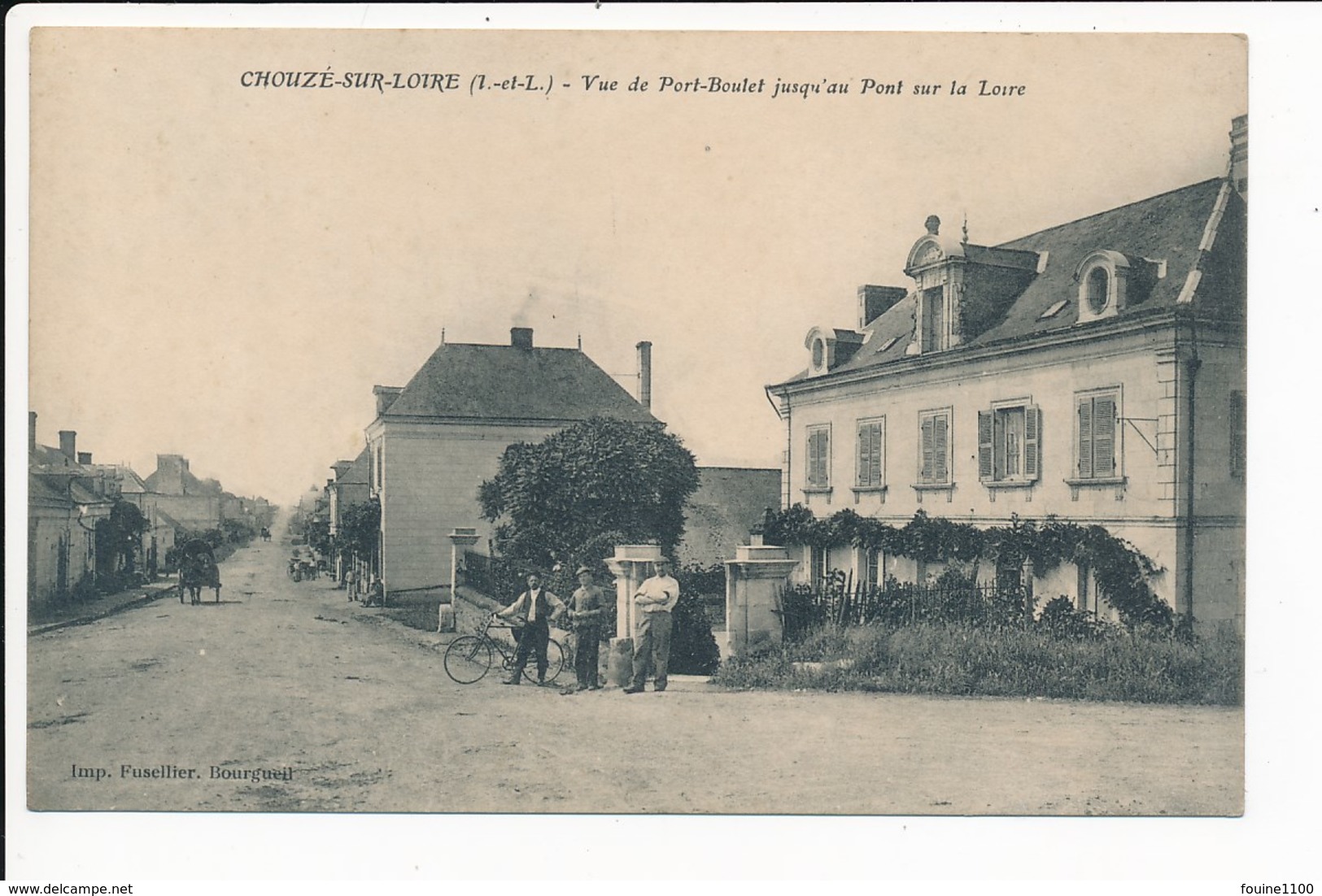 Carte De Chouzé Sur Loire  Vue De Port Boulet  ( Recto Verso ) - Autres & Non Classés